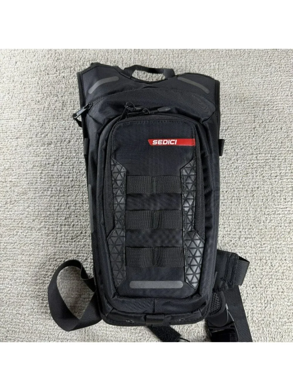 Sedici Acqua Hydration 3L Backpack Black Biker Motorcycle